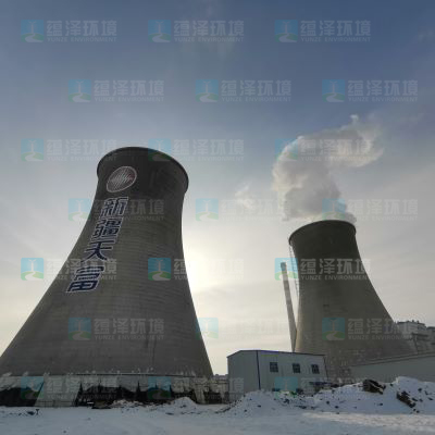 自然通風冷卻塔節水消白霧工程